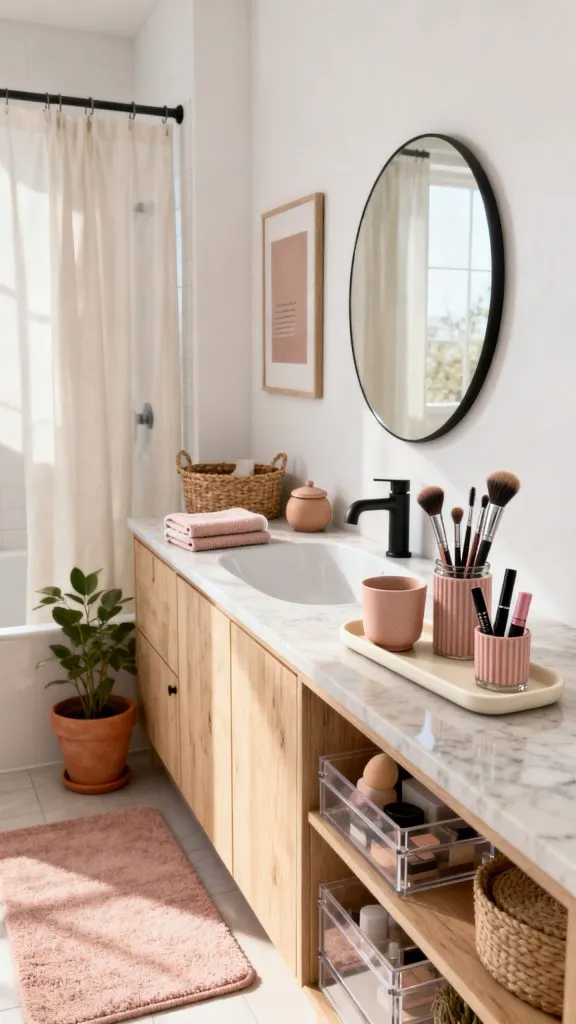 bathroom counter organization ideas 6