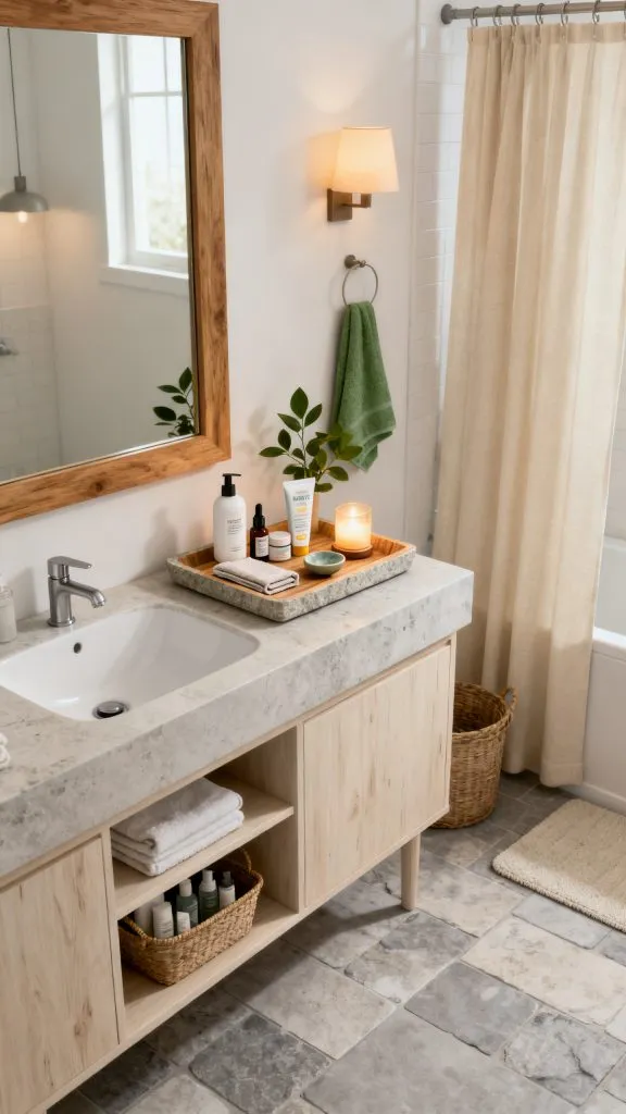 bathroom counter organization ideas 7