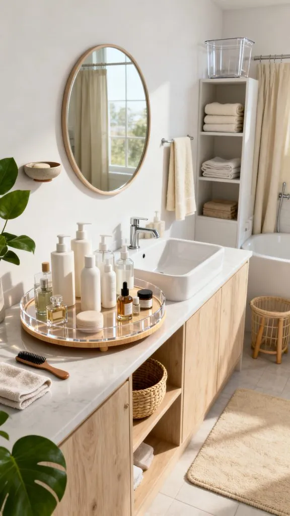 bathroom counter organization ideas 8