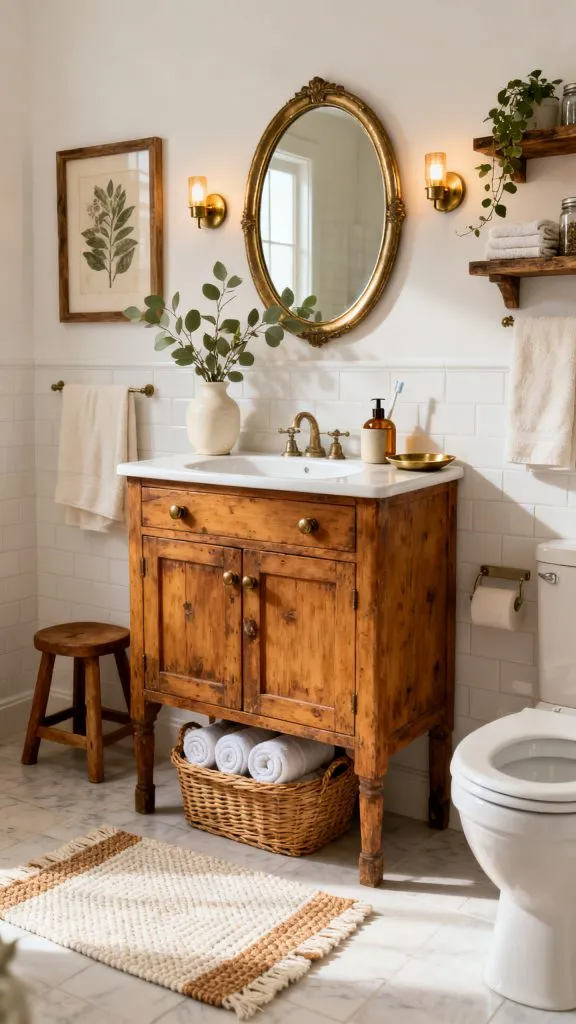 cottagecore small bathroom ideas 2