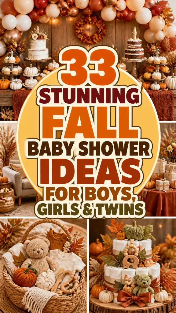 fall baby shower 1