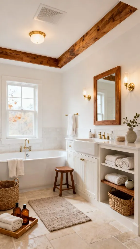 fall bathroom ceiling design ideas 11