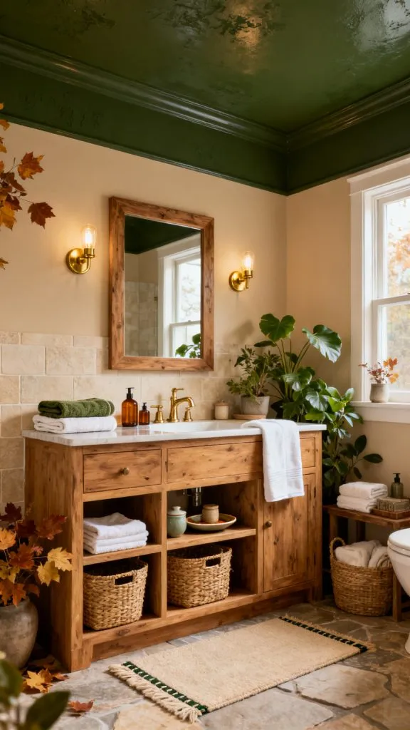 fall bathroom ceiling design ideas 2