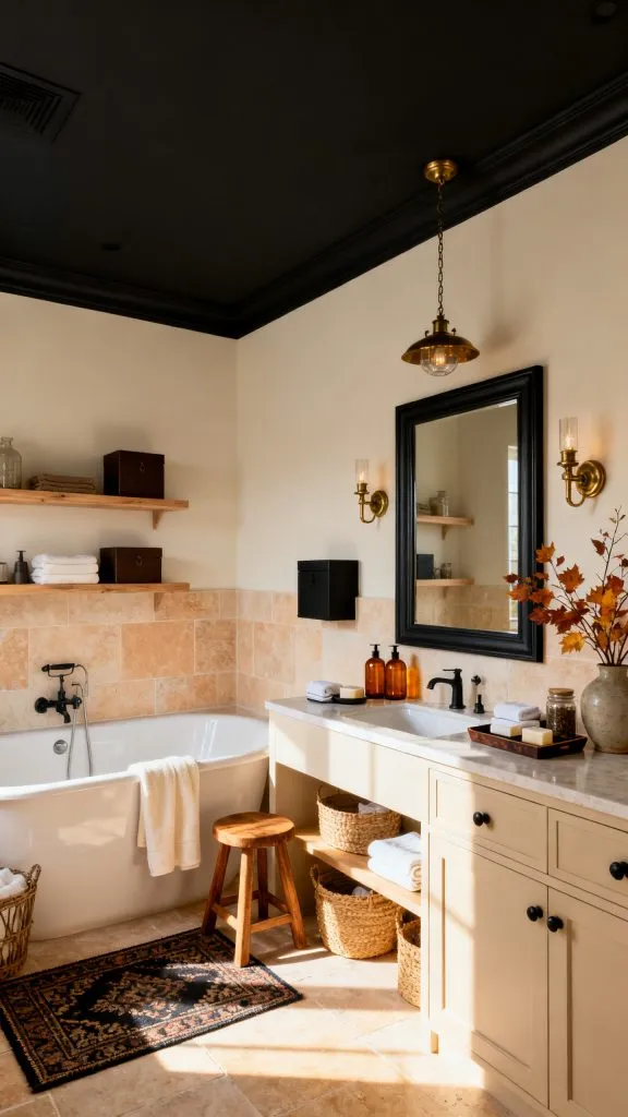 fall bathroom ceiling design ideas 3