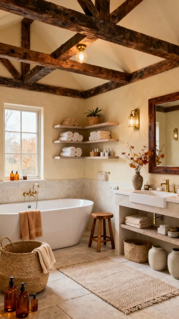 fall bathroom ceiling design ideas 4