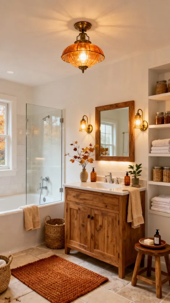 fall bathroom ceiling design ideas 7