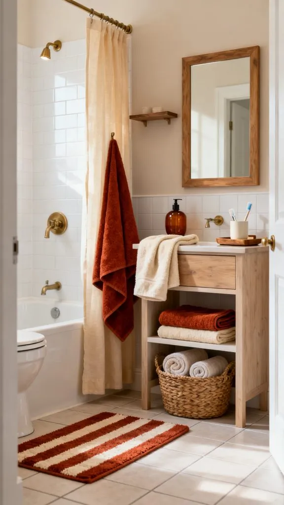 fall small bathroom decor ideas 2