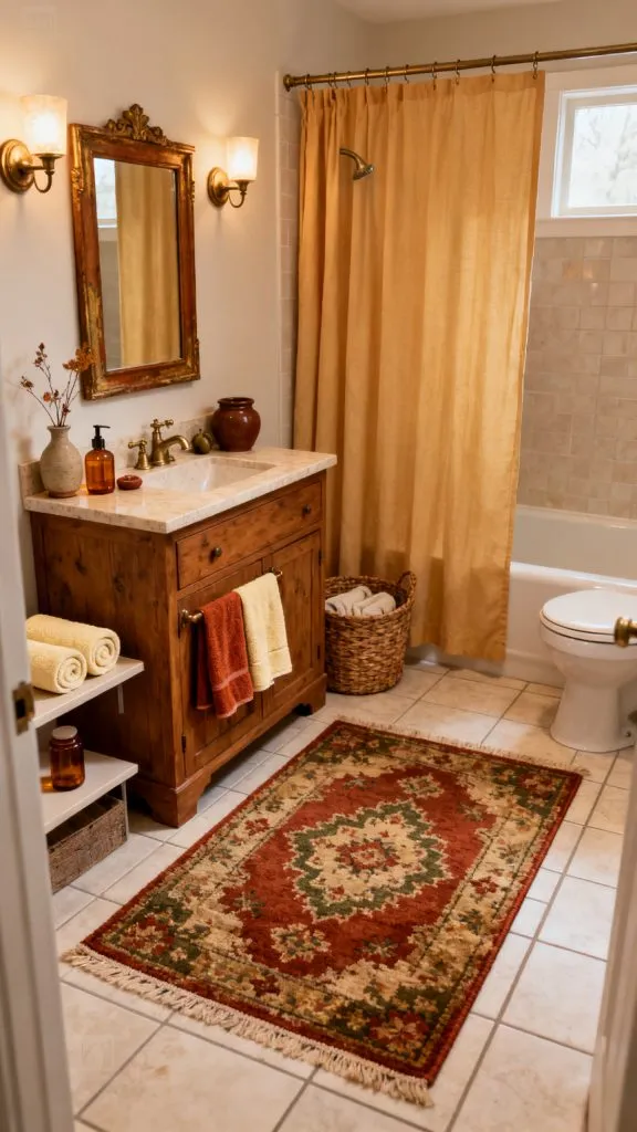 fall small bathroom decor ideas 6