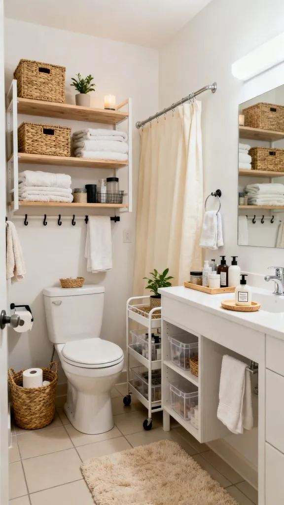 modern college apartment bathroom ideas 11