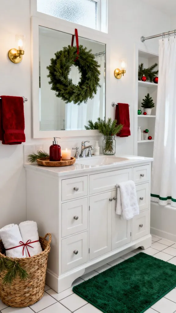 Christmas Bathroom Decor Ideas 1