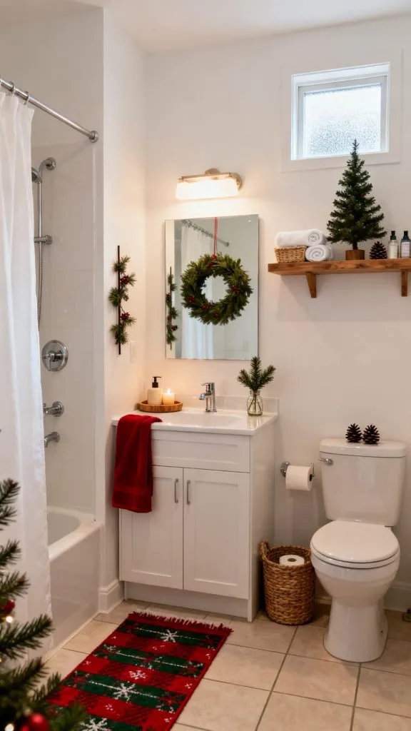 Christmas Bathroom Decor Ideas 11