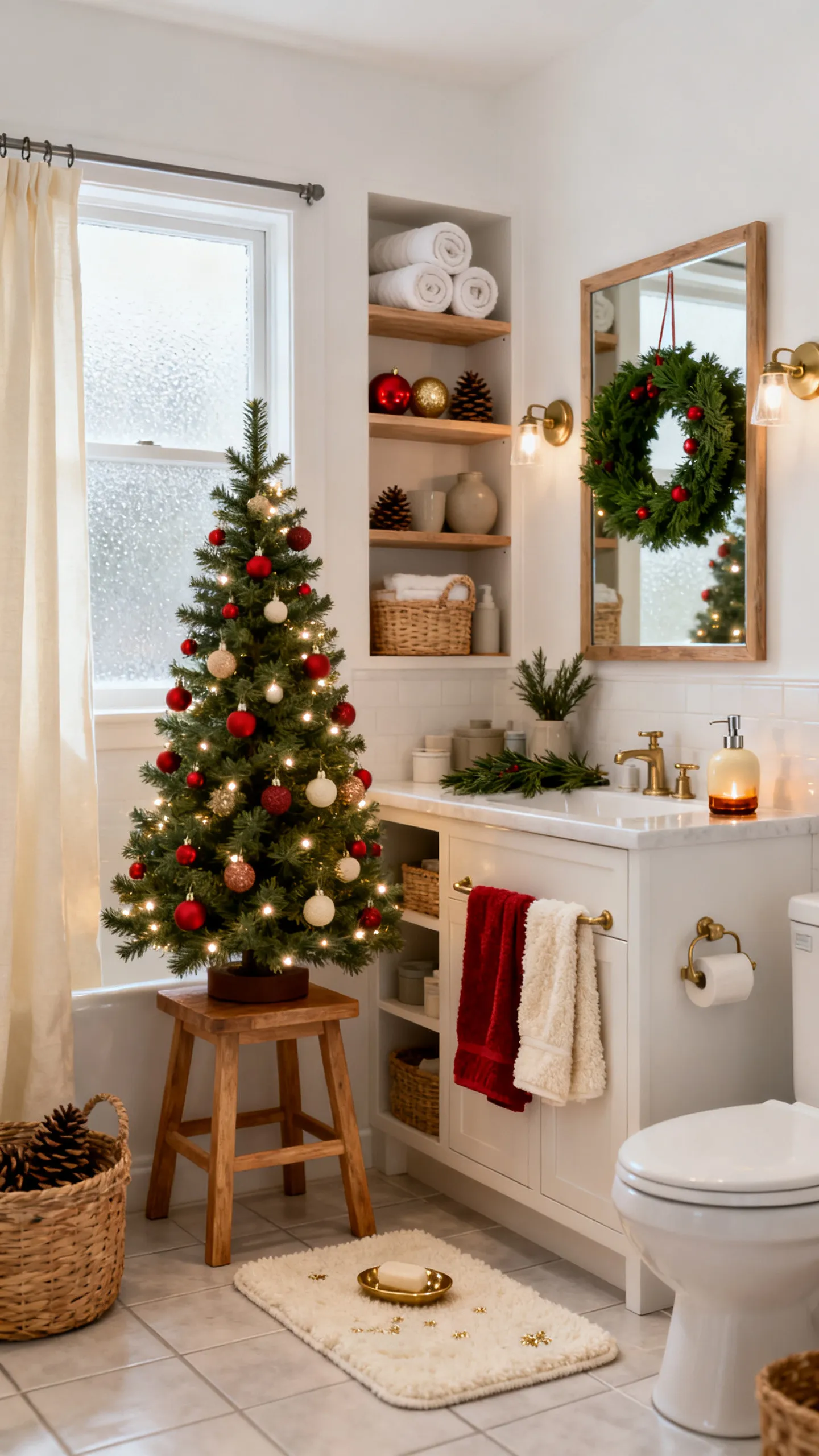Christmas Bathroom Decor Ideas 7