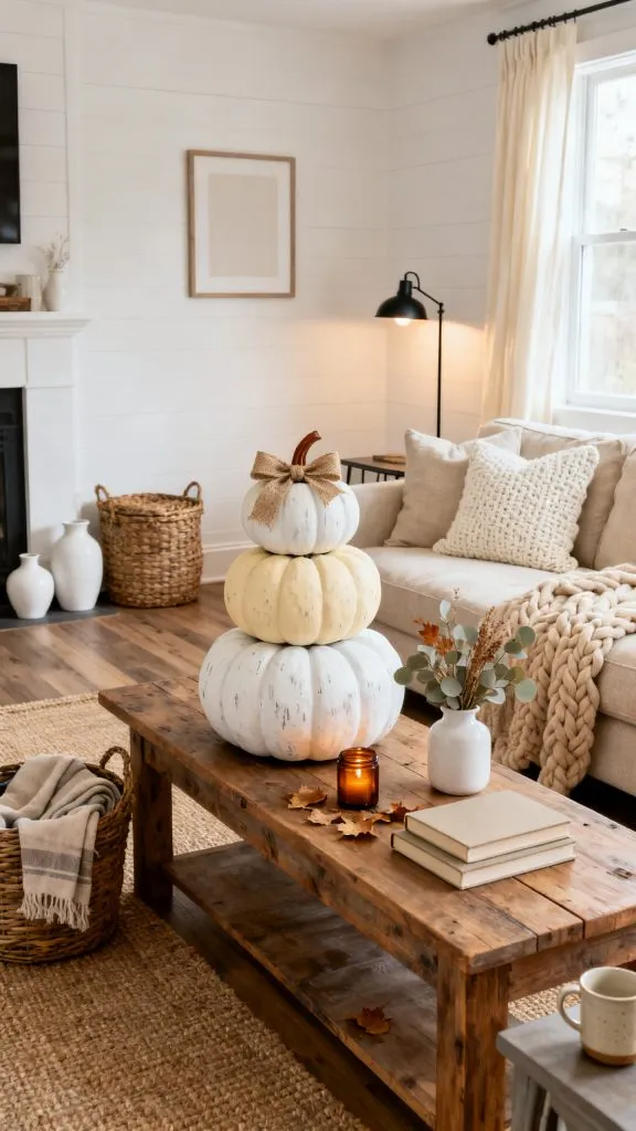 Dollar Tree Stacking Pumpkins Ideas 1