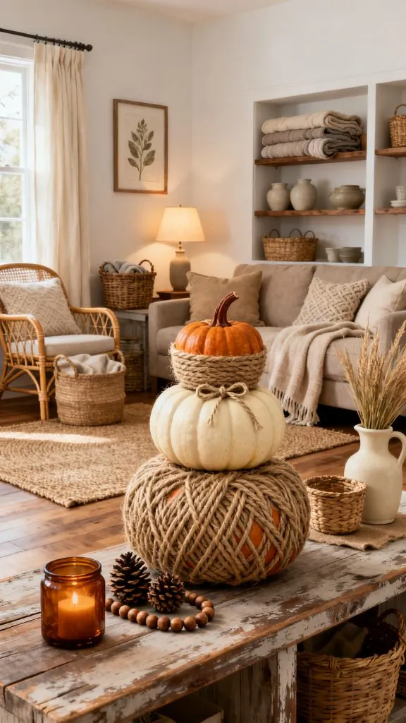 Dollar Tree Stacking Pumpkins Ideas 5