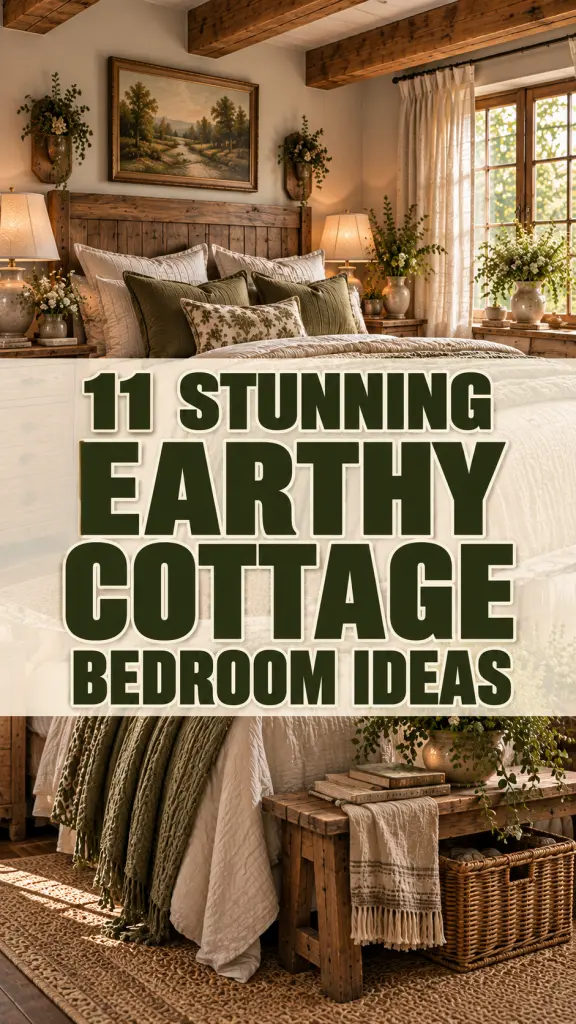 Earthy Cottage Bedroom Ideas 3