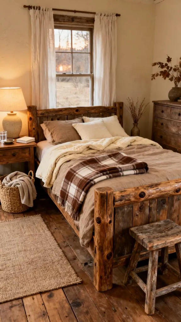 Earthy Cottage Bedroom Ideas 3
