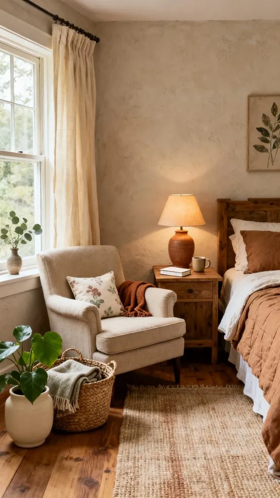 Earthy Cottage Bedroom Ideas 5