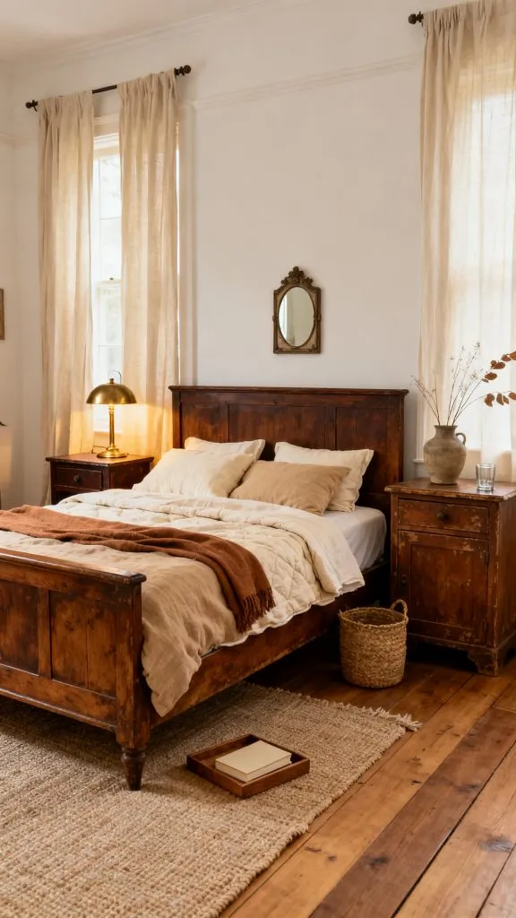 Earthy Cottage Bedroom Ideas 6