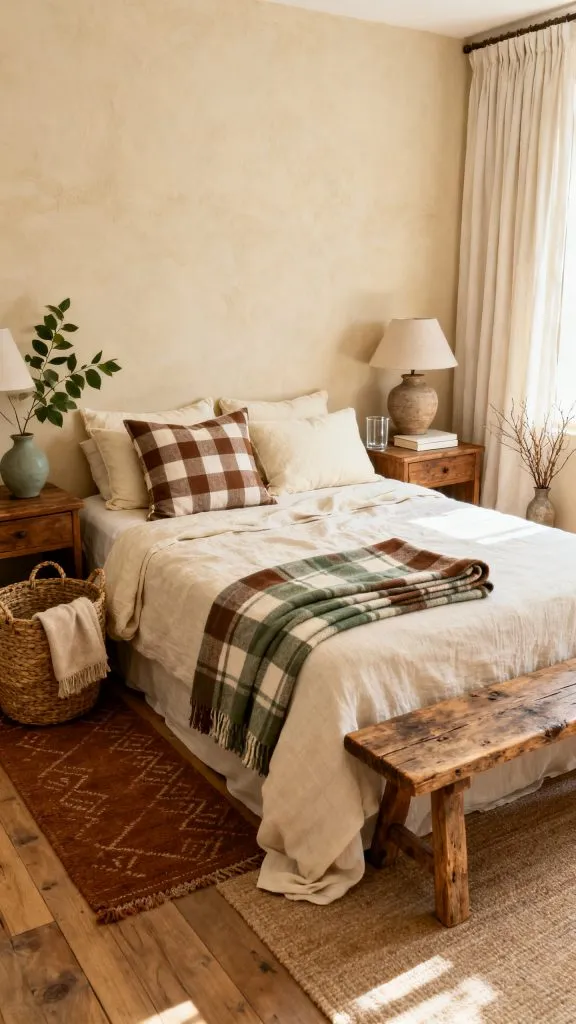Earthy Cottage Bedroom Ideas 8