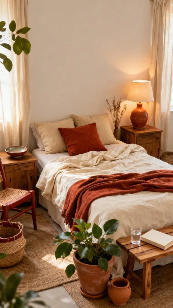 Earthy Cottage Bedroom Ideas 9