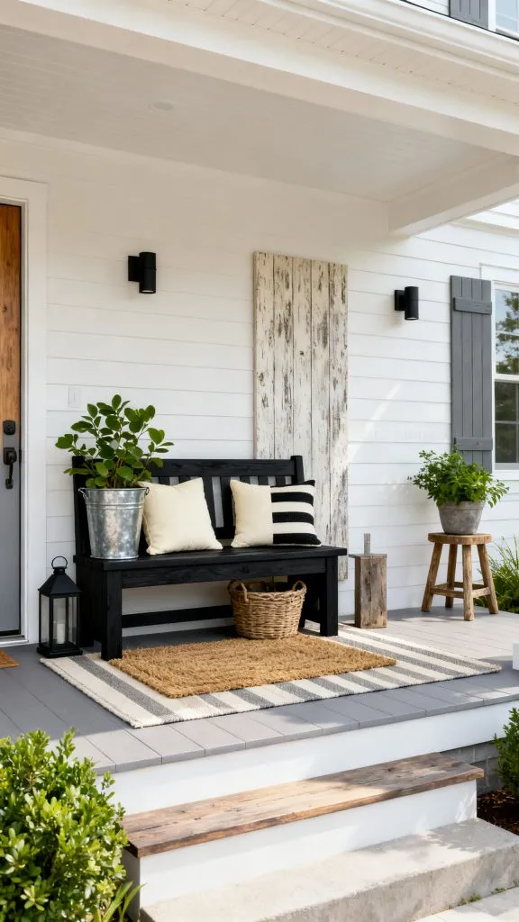 Front Porch Bench Ideas 3