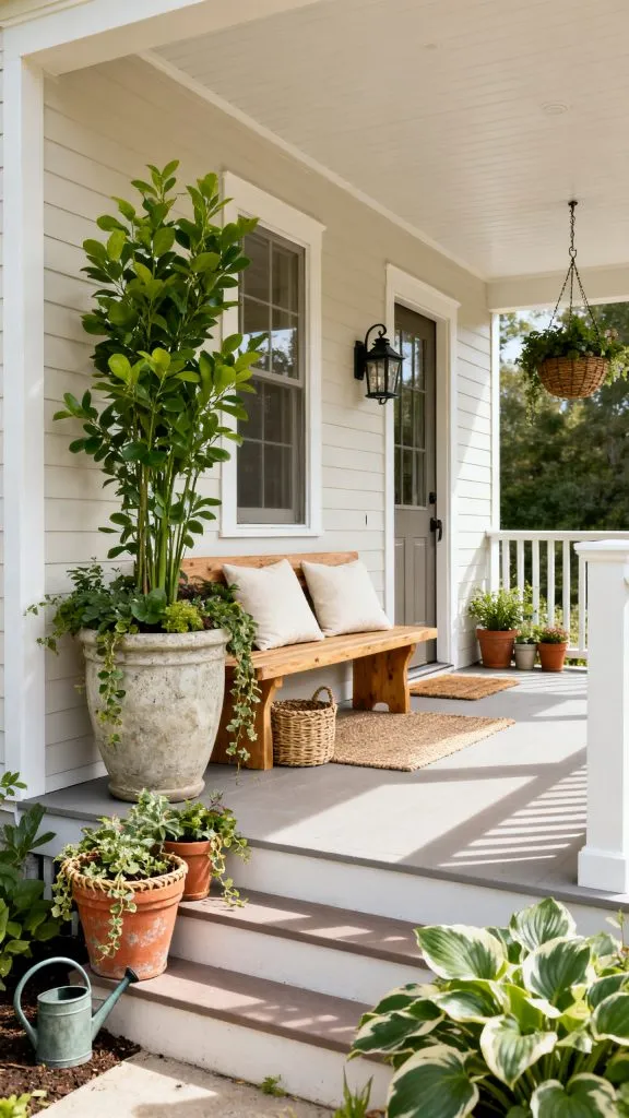 Front Porch Bench Ideas 4