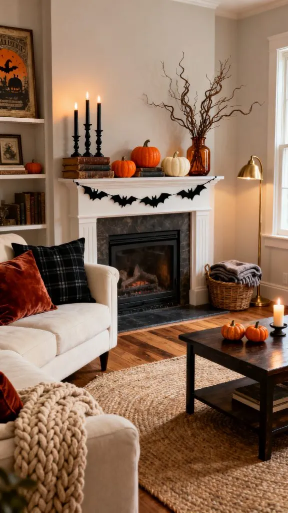 Halloween Living Room Decor Ideas 1