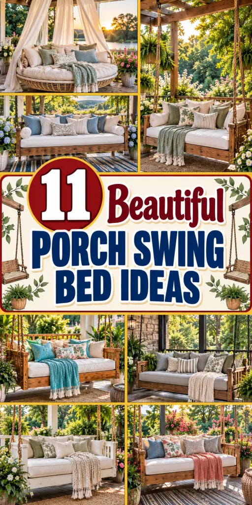 Porch Swing Bed Ideas 2
