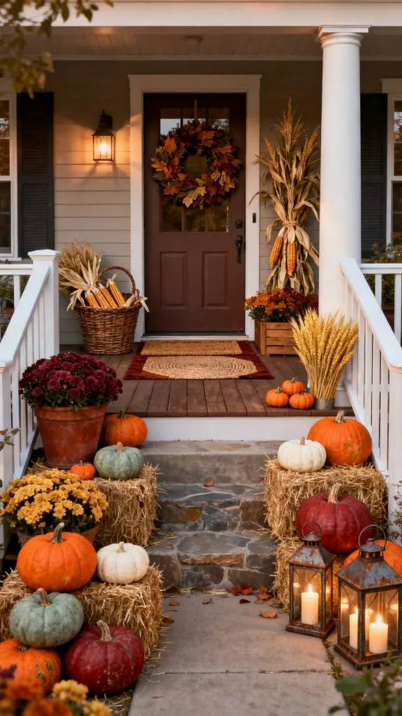 front porch fall decor 10