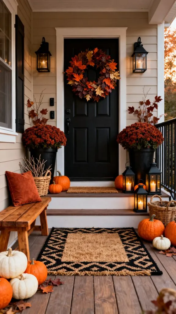 front porch fall decor 8