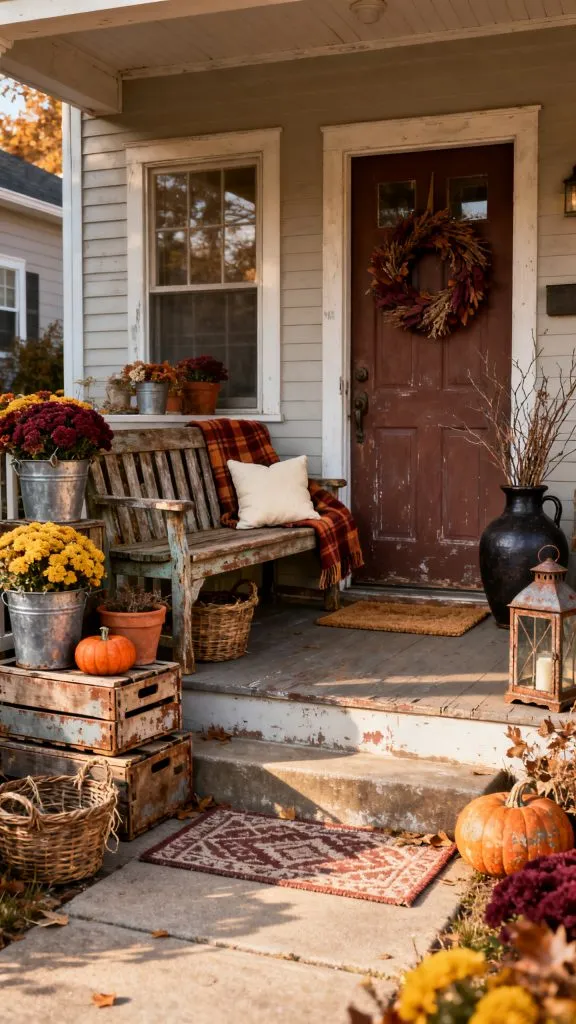 front porch fall decor 9