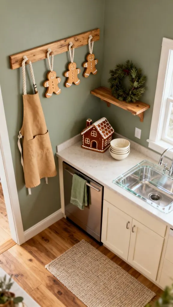 13 Charming Gingerbread Kitchen Decorating Ideas for a Cozy Christmas